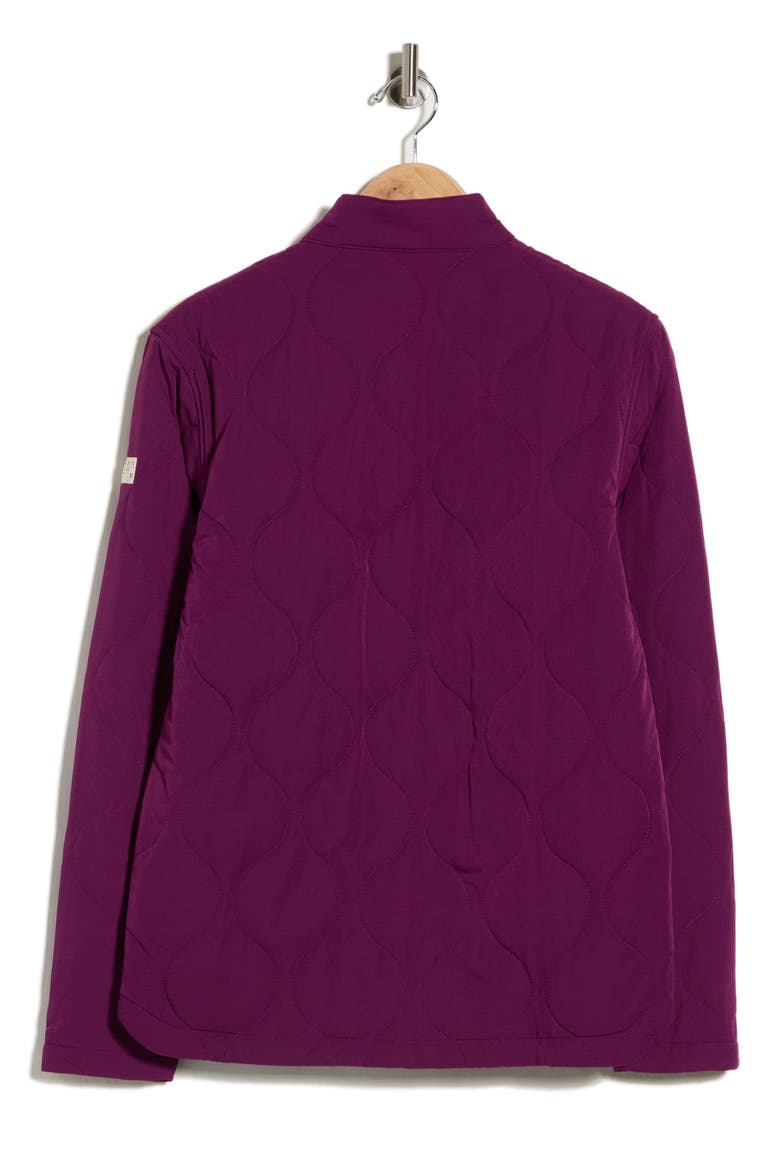 Come What May Quilted Jacket, Alternate, color, CLARET