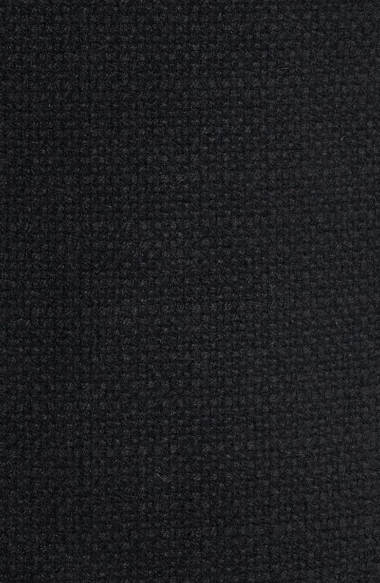 CeCe Longline Canvas Coat, Alternate, color, Black