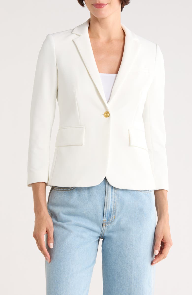 Veronica Beard Schoolboy Dickey Jacket, Main, color, White