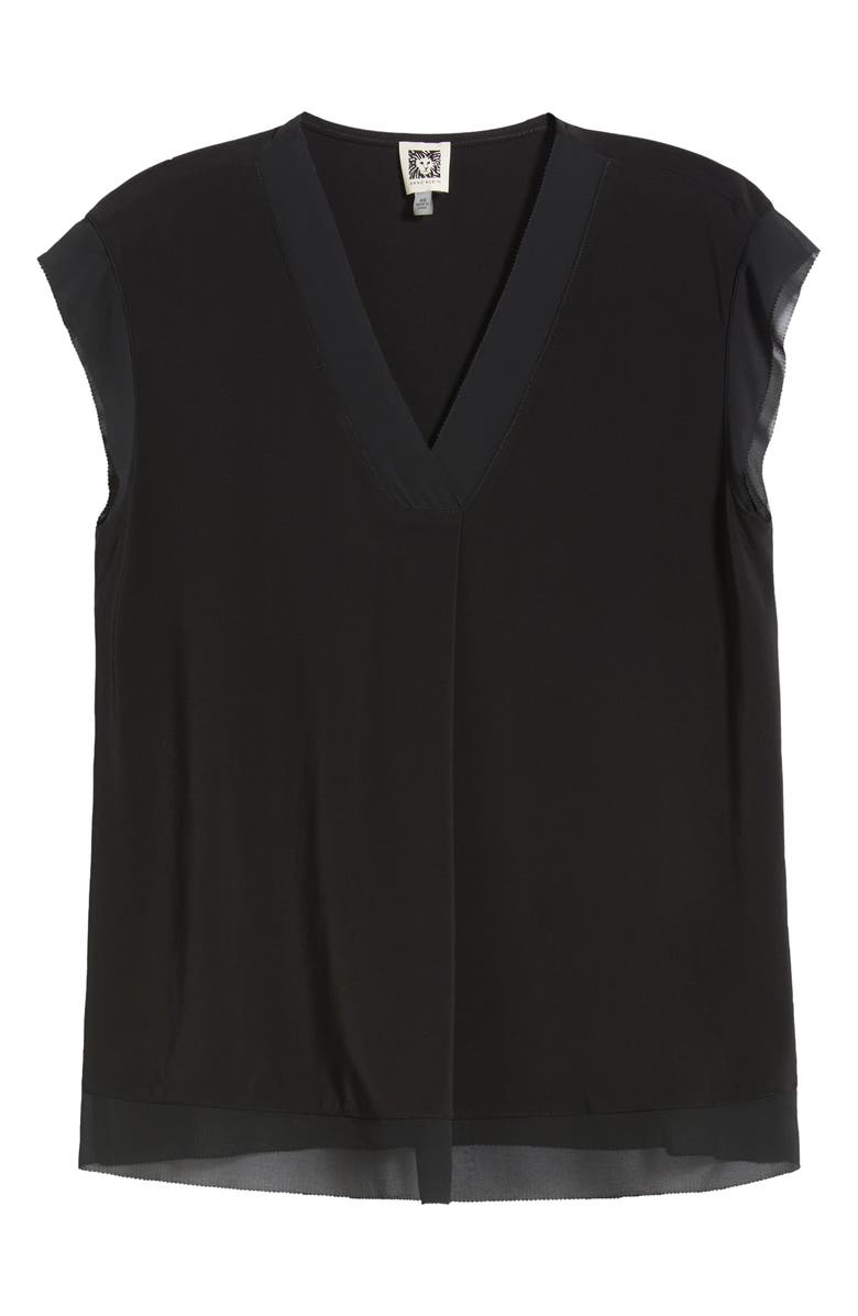 Anne Klein Mixed Media Shell Tank, Alternate, color,