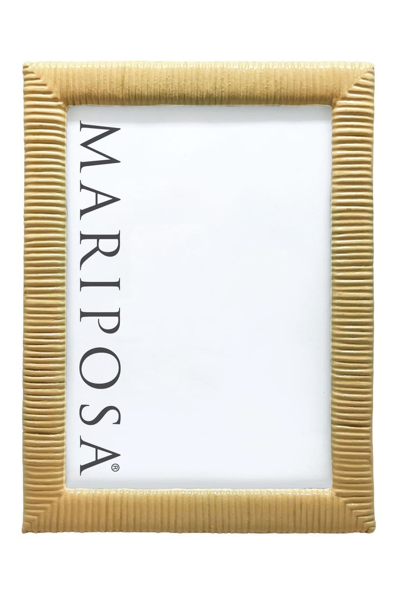 Woven Texture 5 x 7-Inch Picture Frame, Alternate, color, YELLOW
