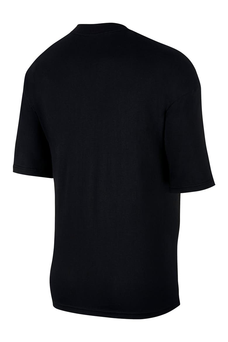 Boxy Logo Tee, Alternate, color, BLACK