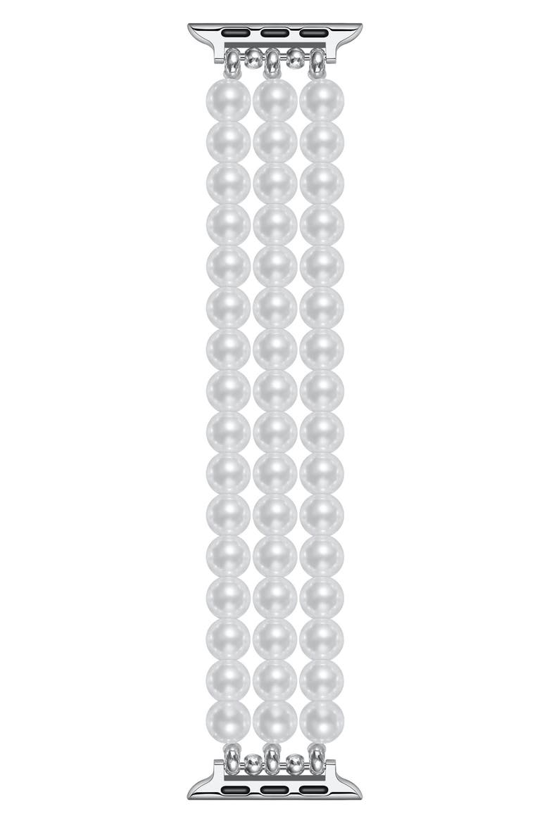 Liz Imitation Pearl Apple Watch® Bracelet Watchband video