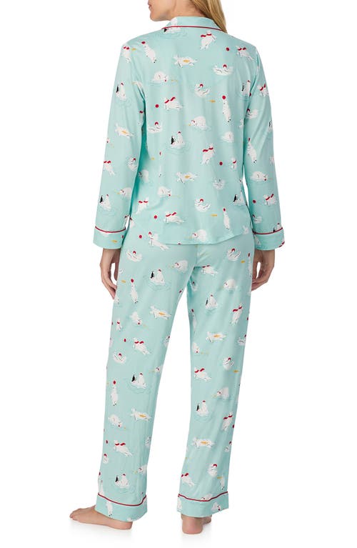 Kate Spade New York Print Pajamas In Green