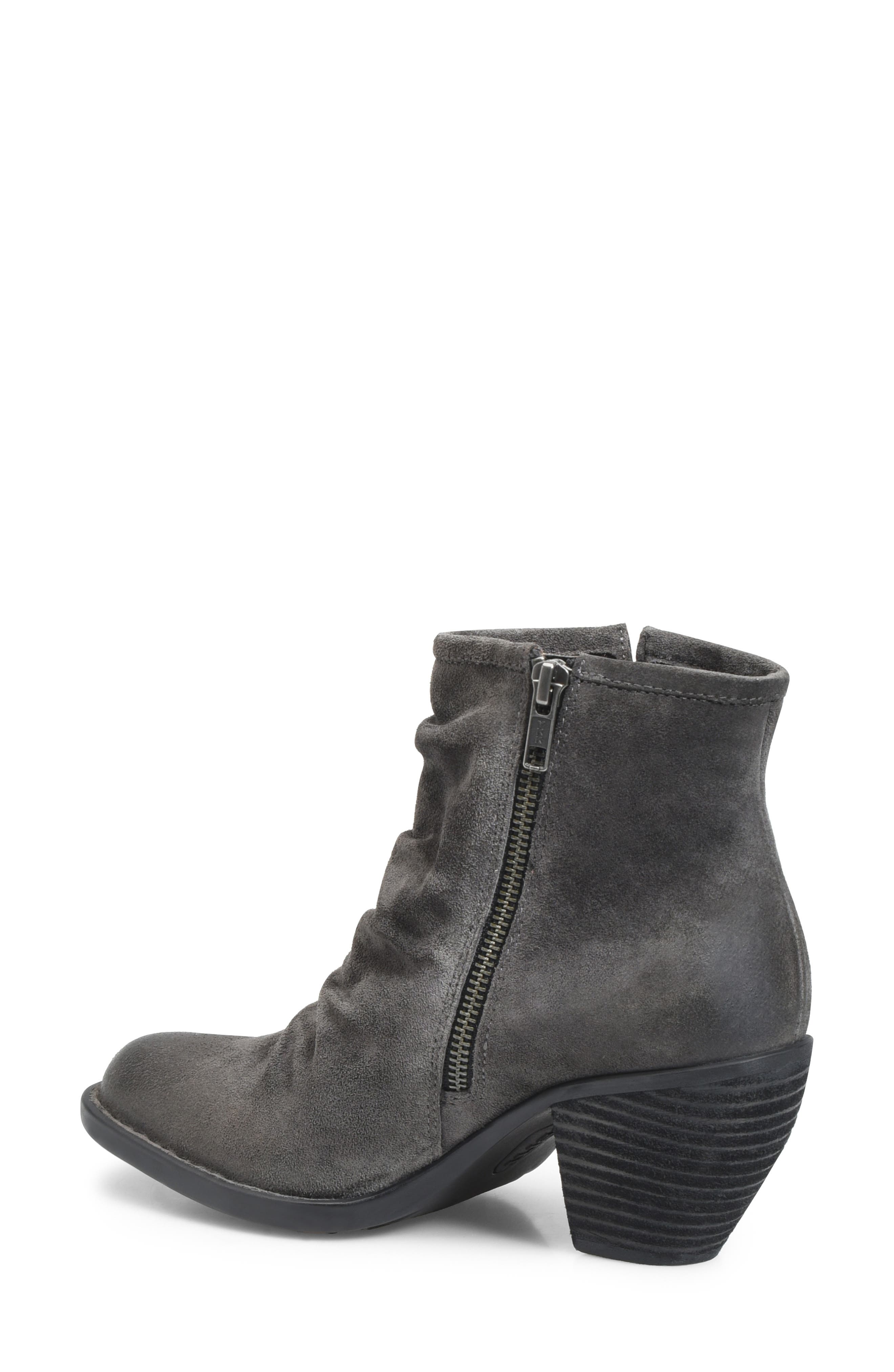 Aire Bootie, Alternate, color, DARK GREY SUEDE