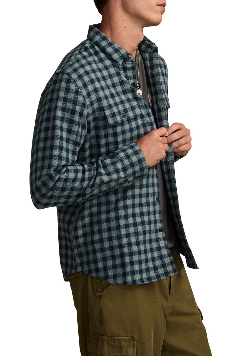 Humboldt Plaid Twill Utility Shirt, Alternate, color, GREEN MULTI