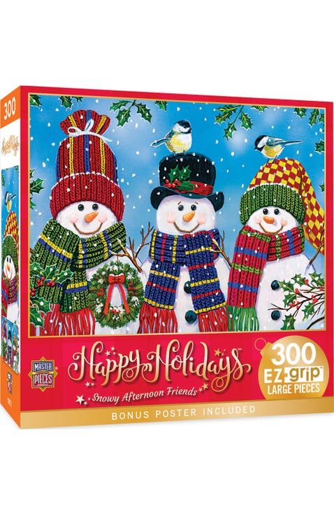 Snowy Afternoon Friends 300pc Puzzle