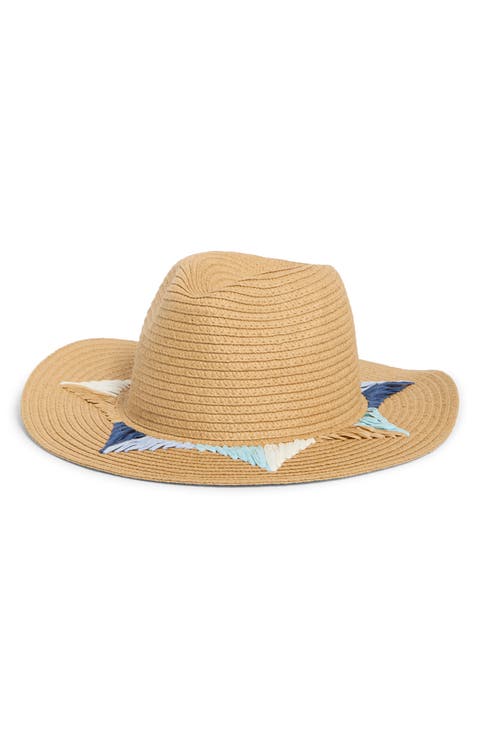 Triangle Straw Panama Hat