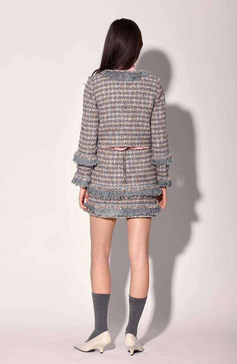 Walter Baker Michelle Jacket, Alternate, color, Palace Tweed / Multicolor