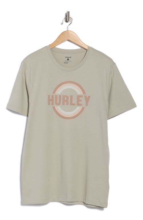 Hurley Trance Cotton Graphic T-shirt In Neutral