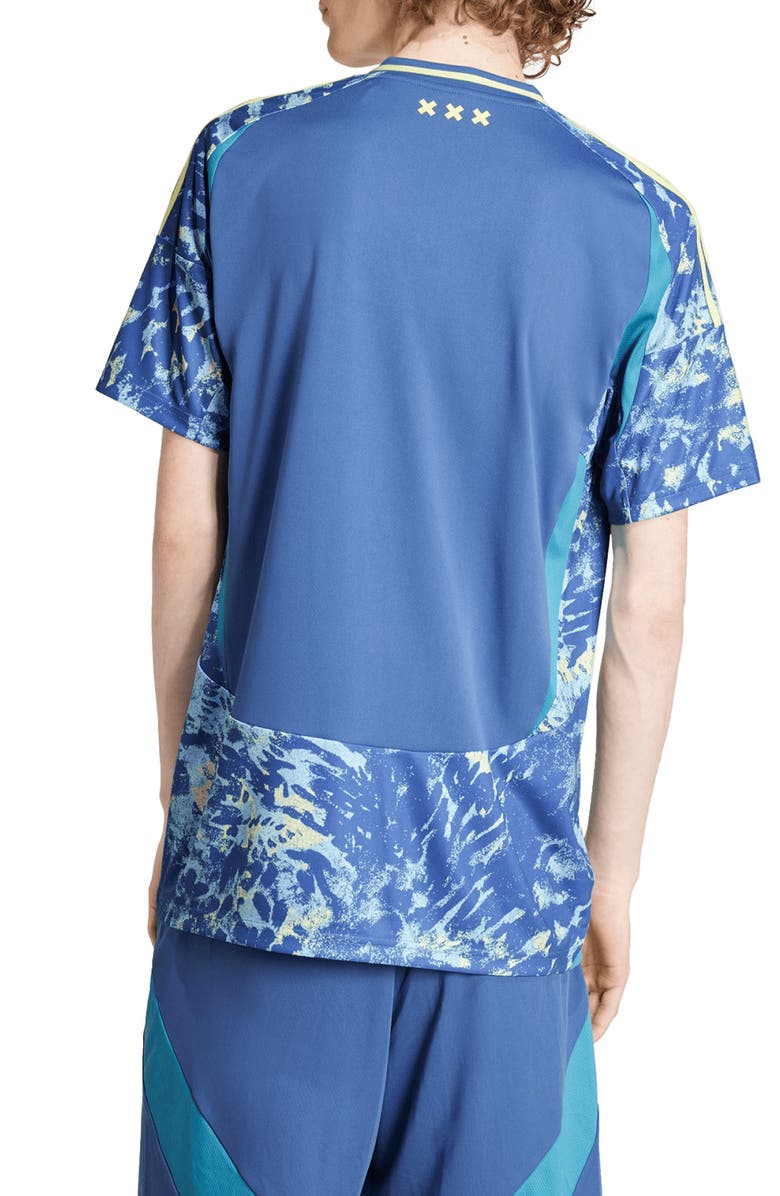 adidas Kids' Ajax Away Amsterdam Jersey, Alternate, color, Crew Blue