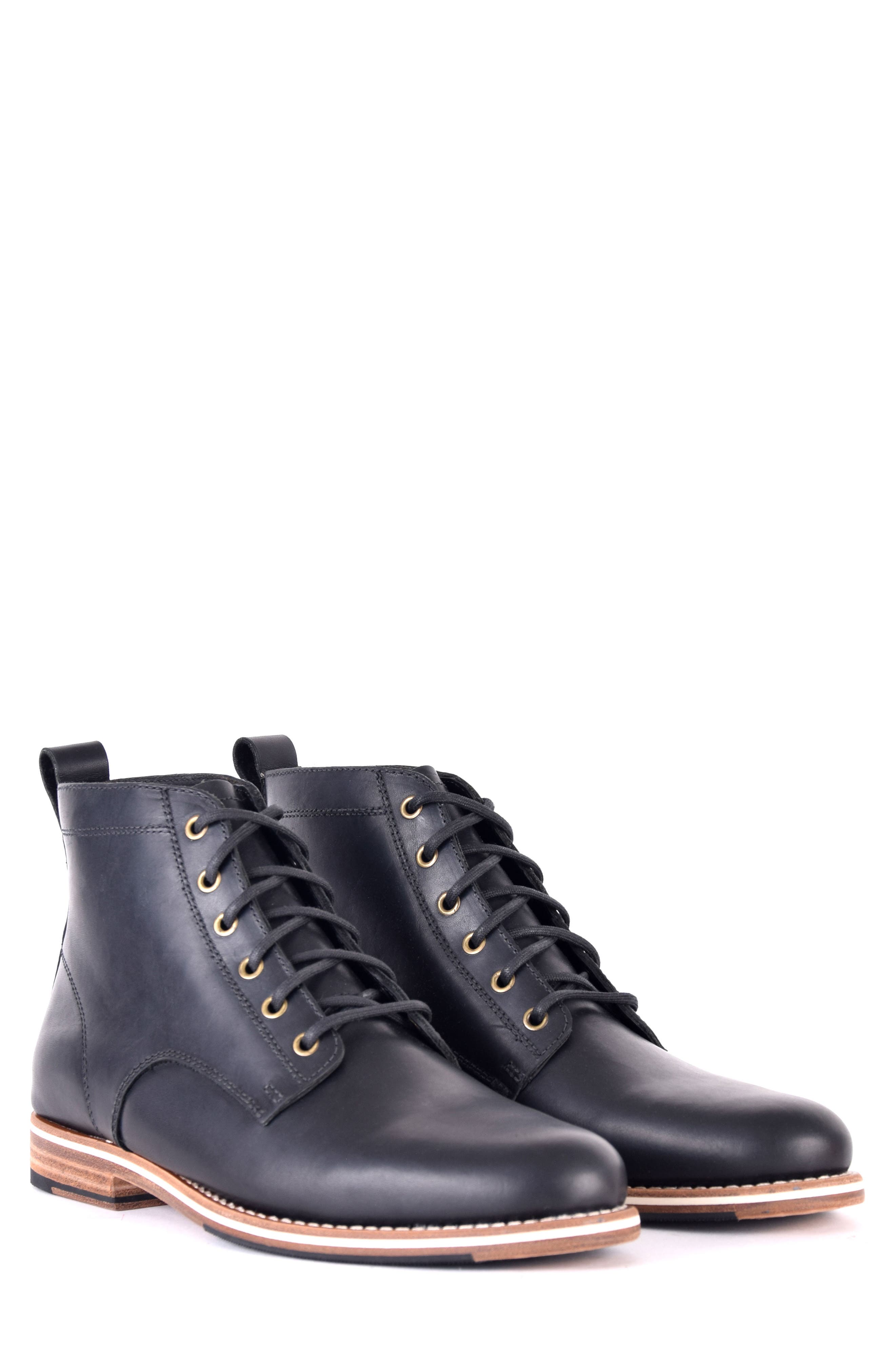 HELM Zind Plain Toe Boot, Main, color, 