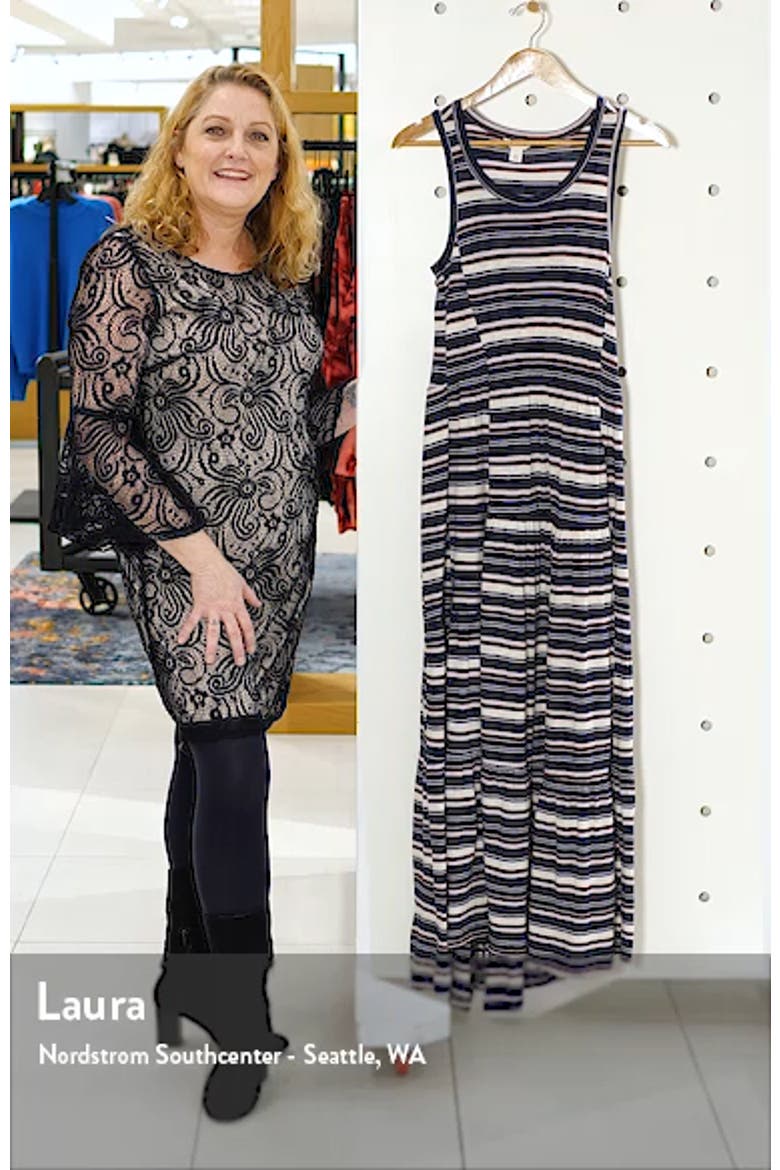 Tiered Smocked Waist Jersey Maxi Dress video