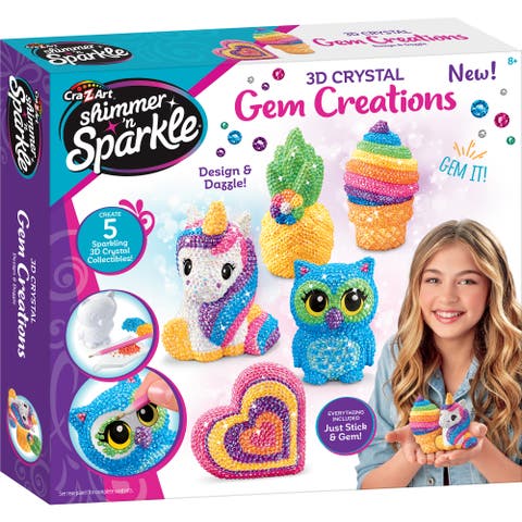 Shimmer N Sparkle 3D Crystal Gem Creations Kit