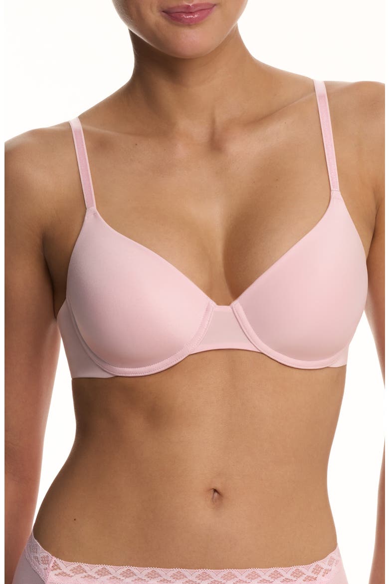 EverFit Seamless Convertible T-Shirt Bra, Main, color, DELICATE ROSE