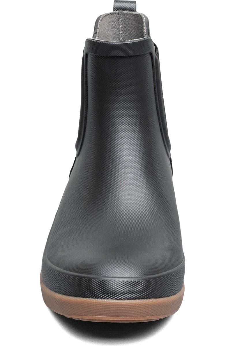 Bogs Amanda II Waterproof Insulated Chelsea Rain Boot, Alternate, color, Black
