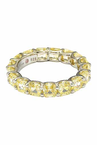 SUZY LEVIAN Cubic Zirconia Modern Eternity Band Ring