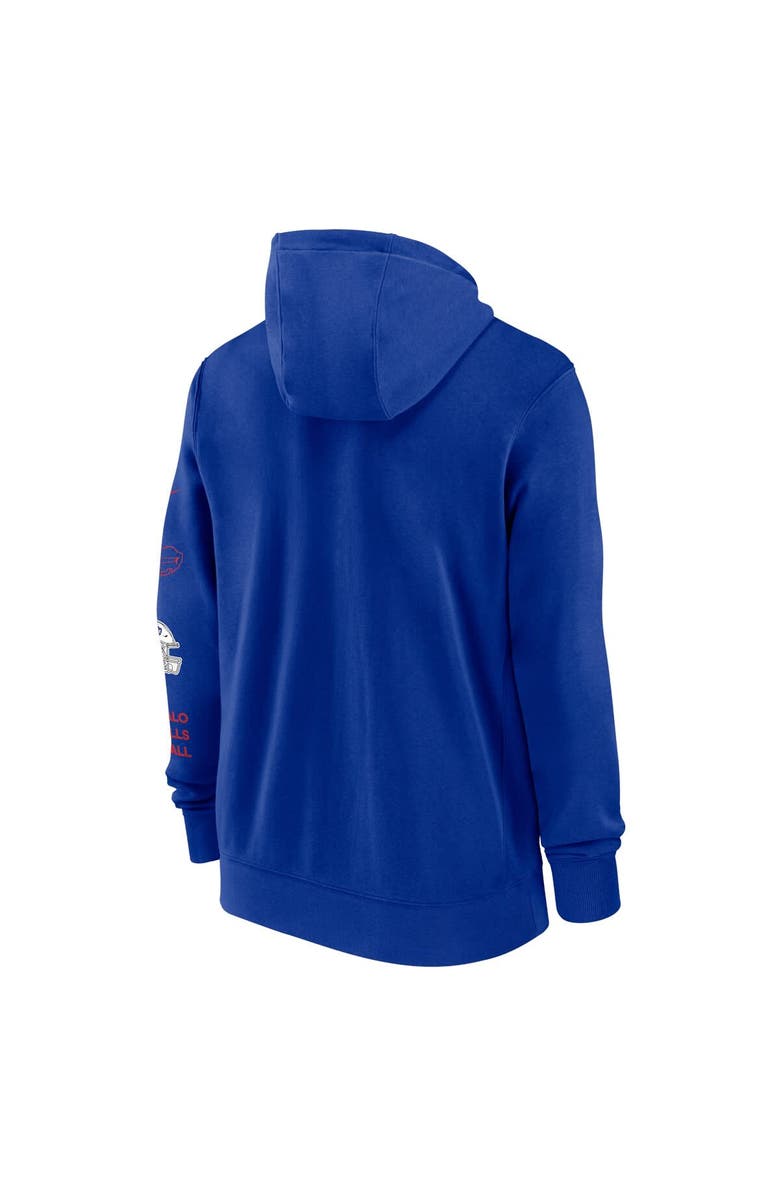 Nike Men's Nike Royal Buffalo Bills Club Full-Zip Hoodie Jacket, Alternate, color, 