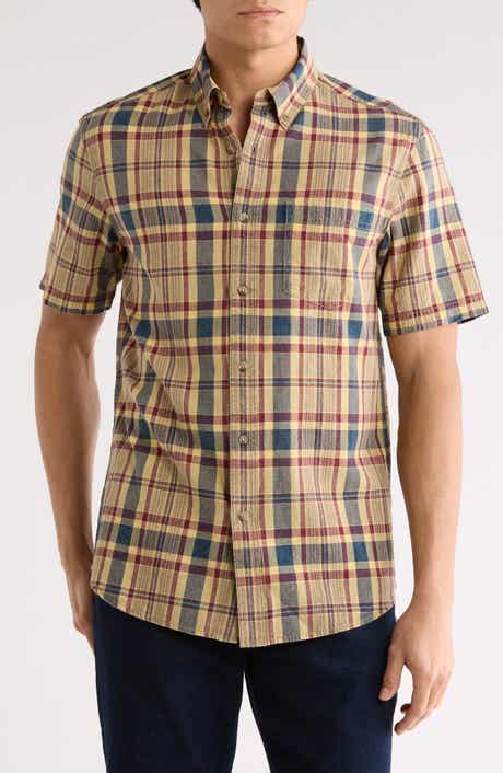 Vintage 1946 Madras Short Sleeve Button-Down Shirt