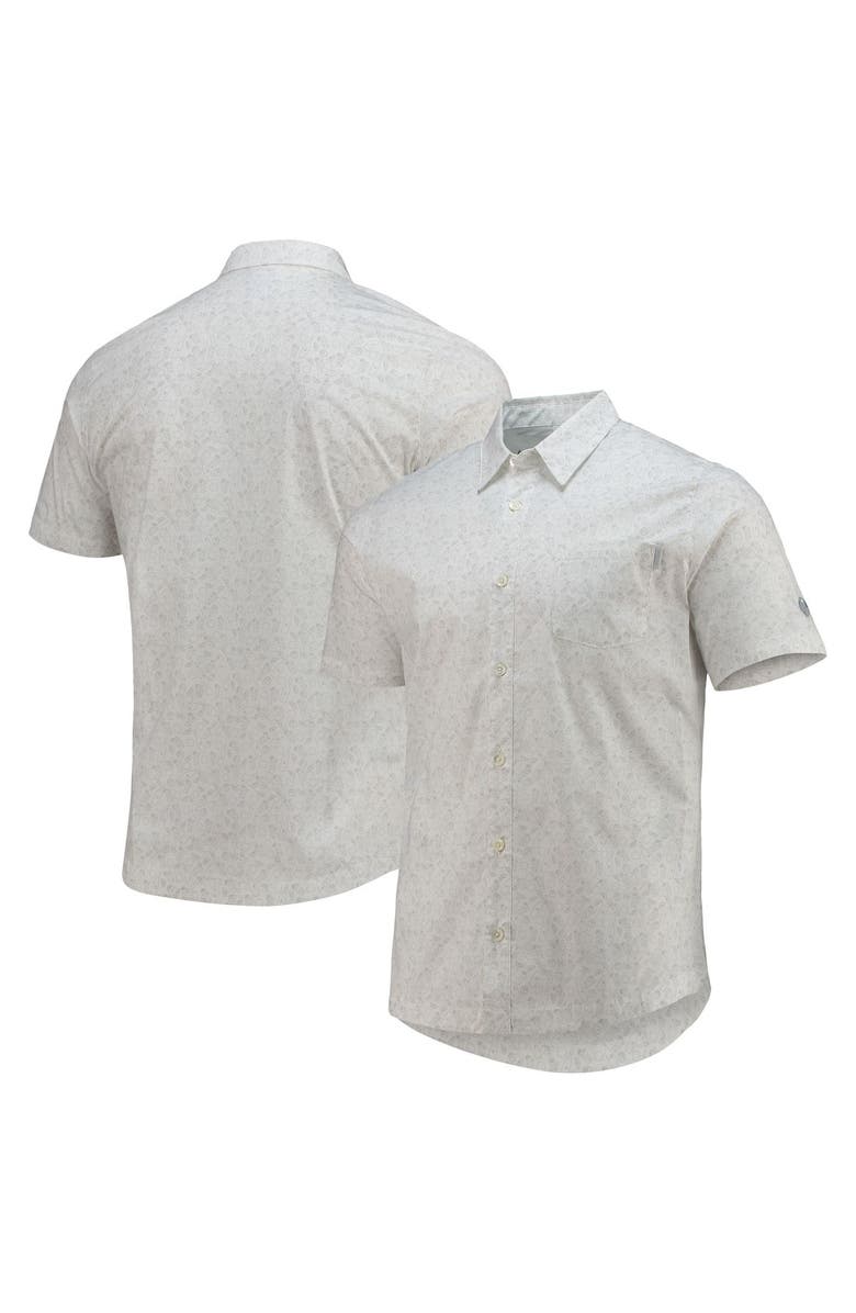 PUMA Men's Puma White Arnold Palmer Invitational 19th Hole Button-Up Shirt, Main, color, White