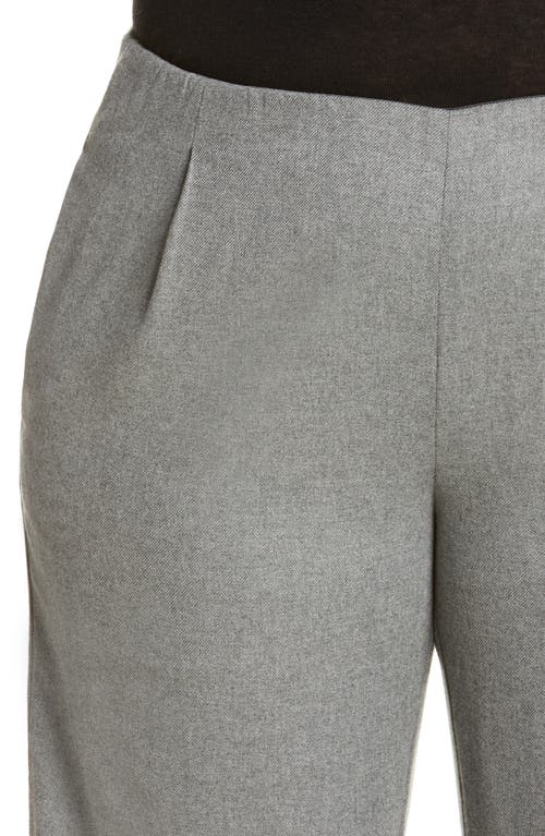 Vince Flannel Pull-on Wide Leg Pants In Thistle