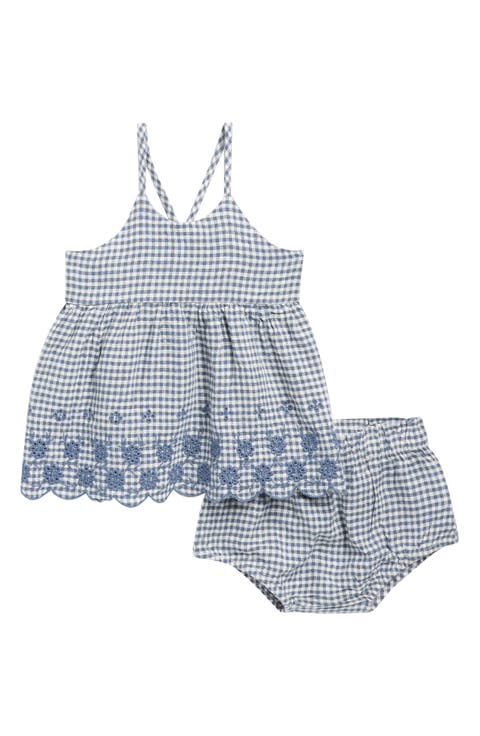Zenni Linen Blend Tank & Bloomers Set (Baby)