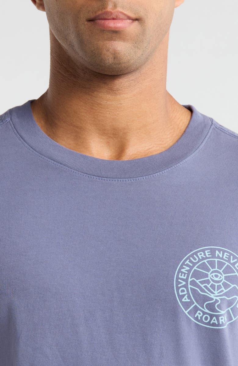 Roark Division Cotton Graphic T-Shirt, Alternate, color, Neptune