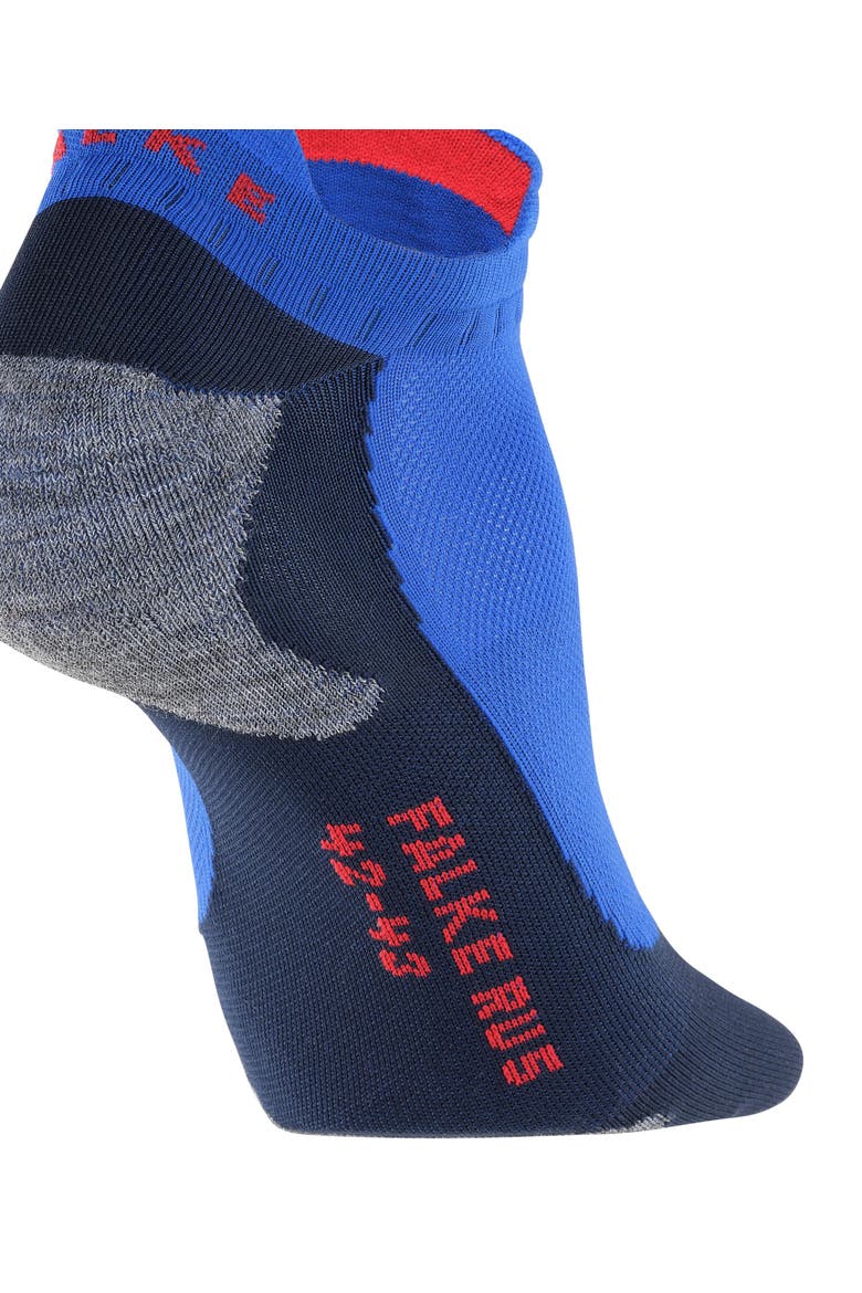 RU5 Race Invisible Running Socks, Alternate, color, Cobalt