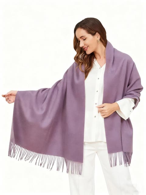 Pure Wool Scarf Shawl