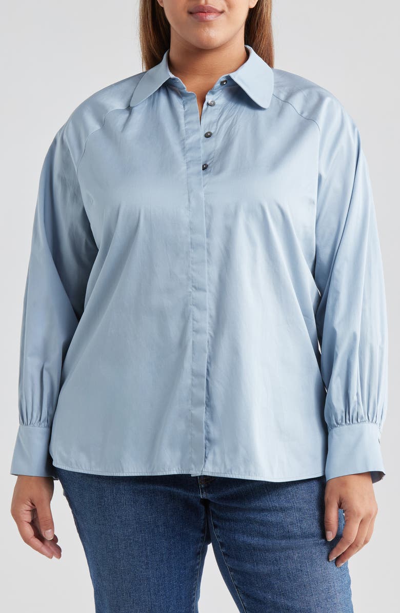 HARSHMAN Brook Cotton Button-Up Shirt, Main, color, 