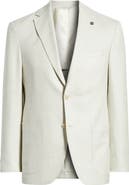 Jack Victor Madison Mini Check Wool, Silk & Linen Sport Coat