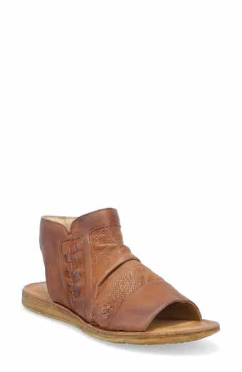 Miz Mooz Flaire Scrunch Leather Sandal