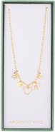 ARGENTO VIVO Heart and Bow Charm Necklace