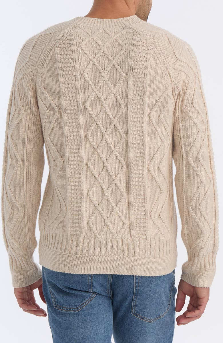 Hunter Cable Knit Sweater, Alternate, color,