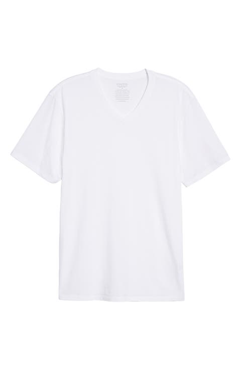 Pima Cotton Slim Fit V-Neck T-Shirt