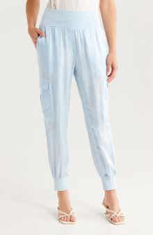 Cinq à Sept Giles Cupro Crop Cargo Joggers