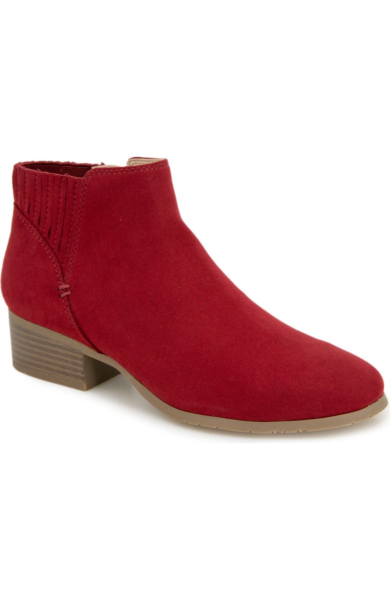 Reaction Kenneth Cole Shea Zip Ankle Boot, Main, color, Rio Red Micro