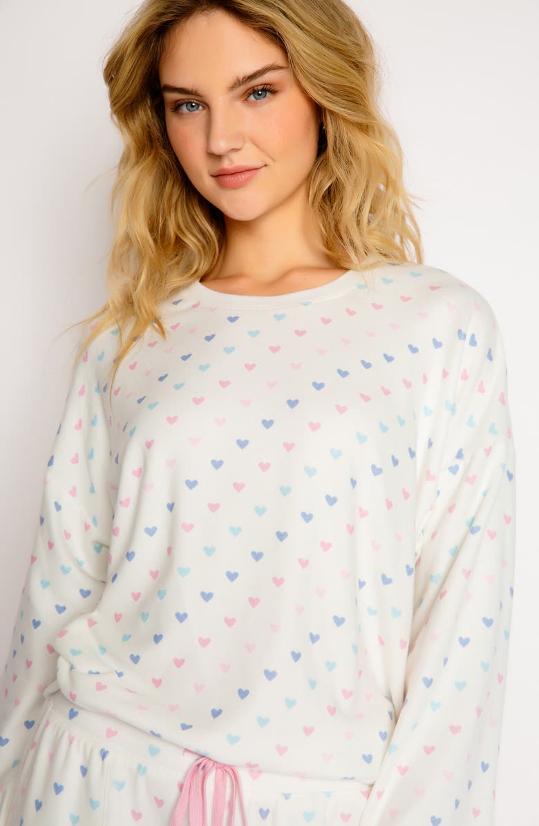 PJ Salvage Mad Love Pajamas, Alternate, color, 