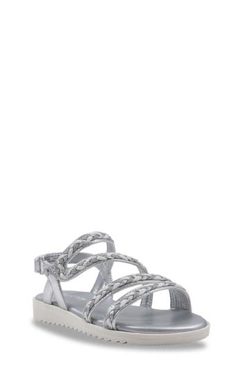 Kenneth Cole Kids' Lotus Rina Sandal In Silver