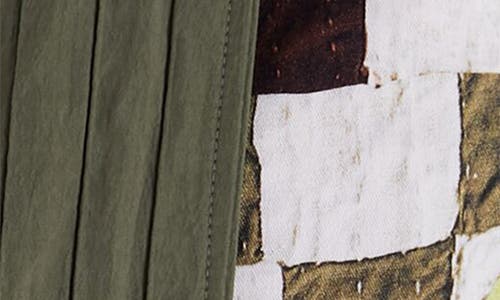 Scotch & Soda Kids' Pleated Patchwork Skort In Green