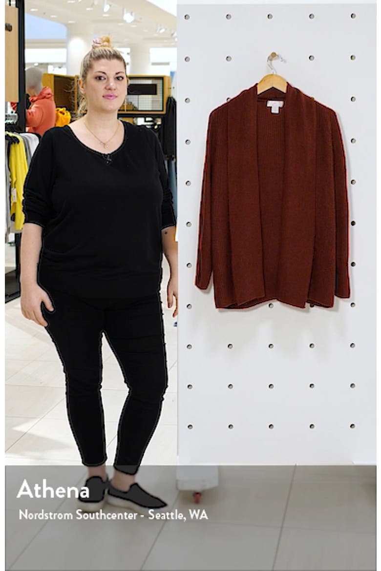 Shawl Collar Open Cardigan video