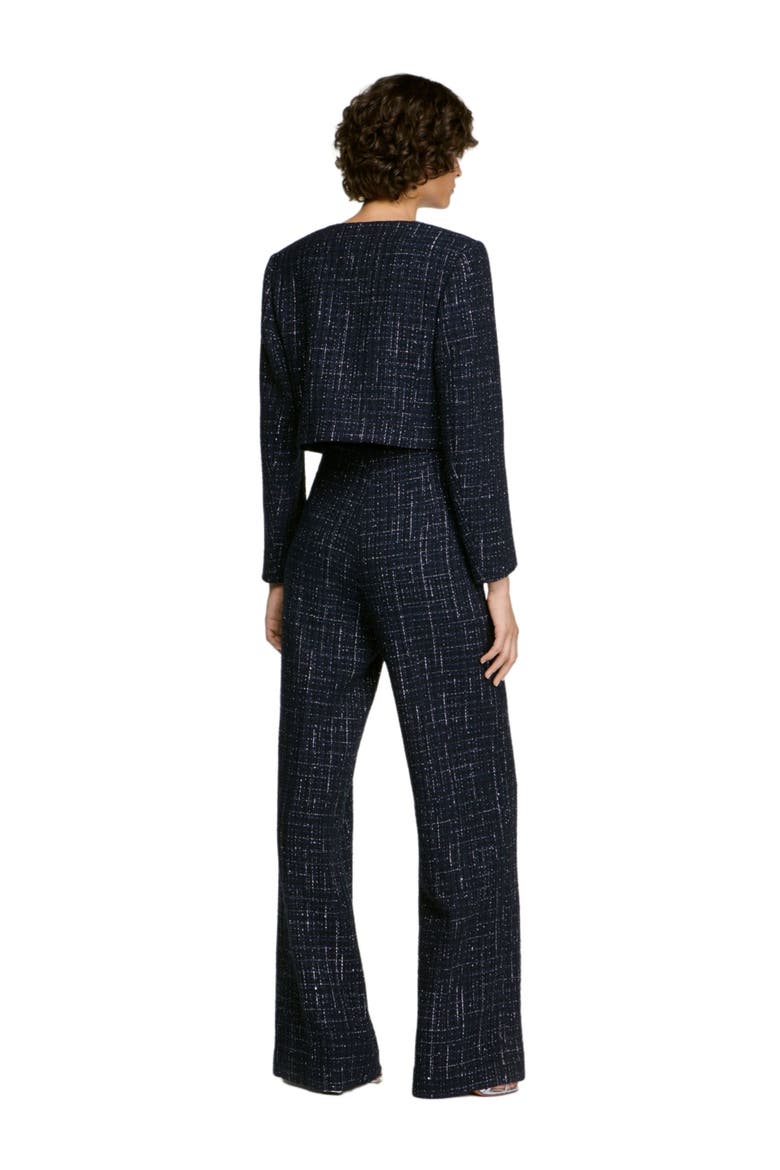 Decorative tweed trousers, Alternate, color, Blue