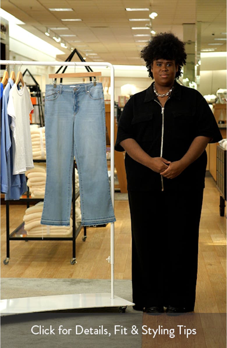 Release Hem High Waist Demi Bootcut Jeans, sales video thumbnail