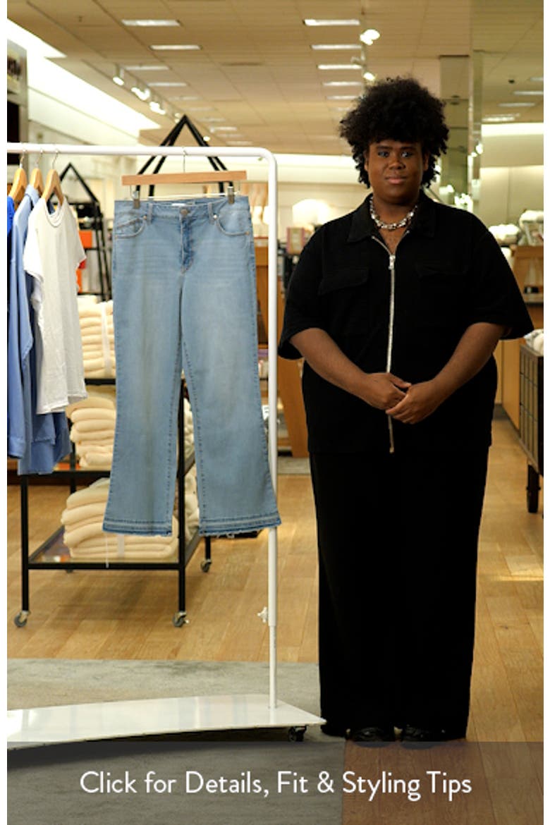 Release Hem High Waist Demi Bootcut Jeans video