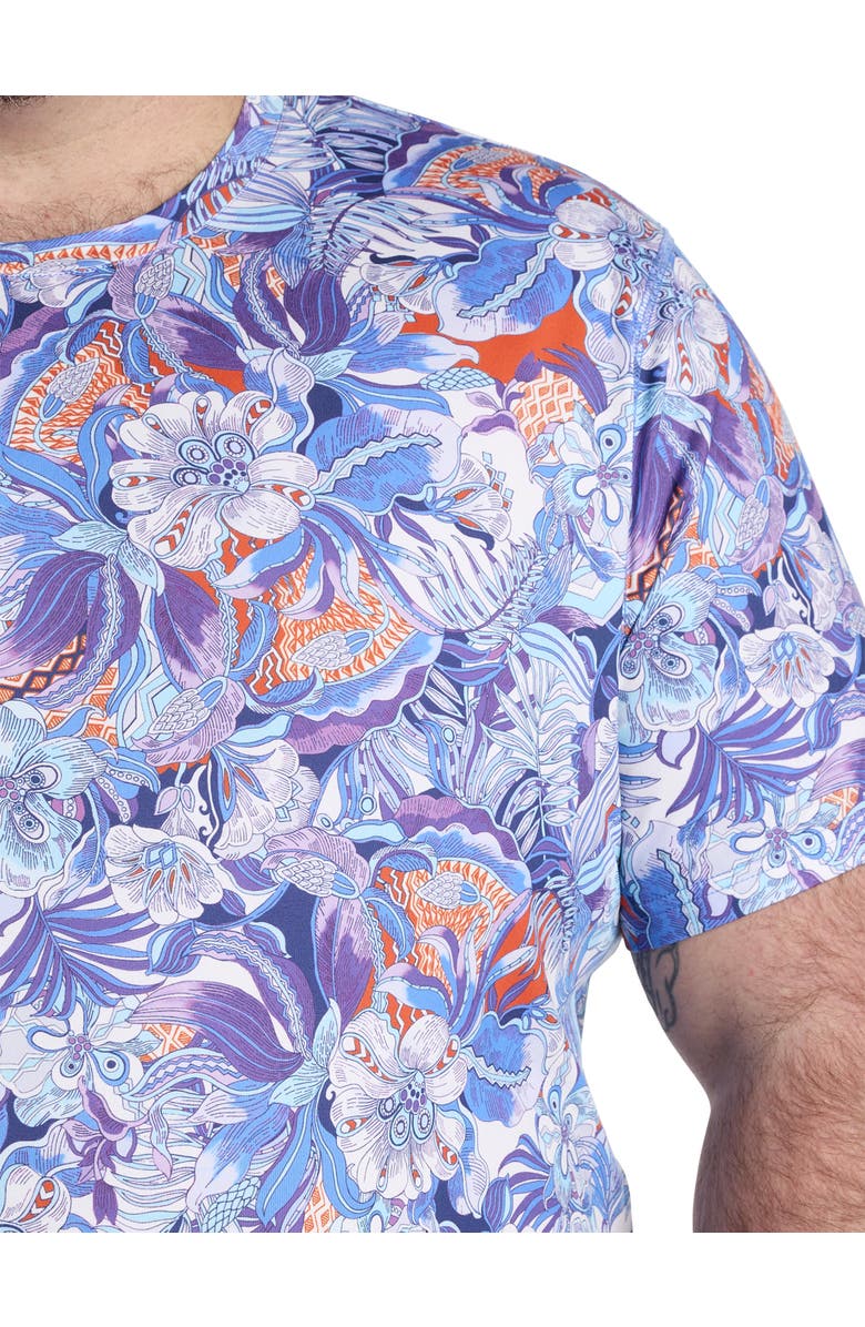 Robert Graham DXL Big & Tall Roxford Performance T-Shirt, Alternate, color, 