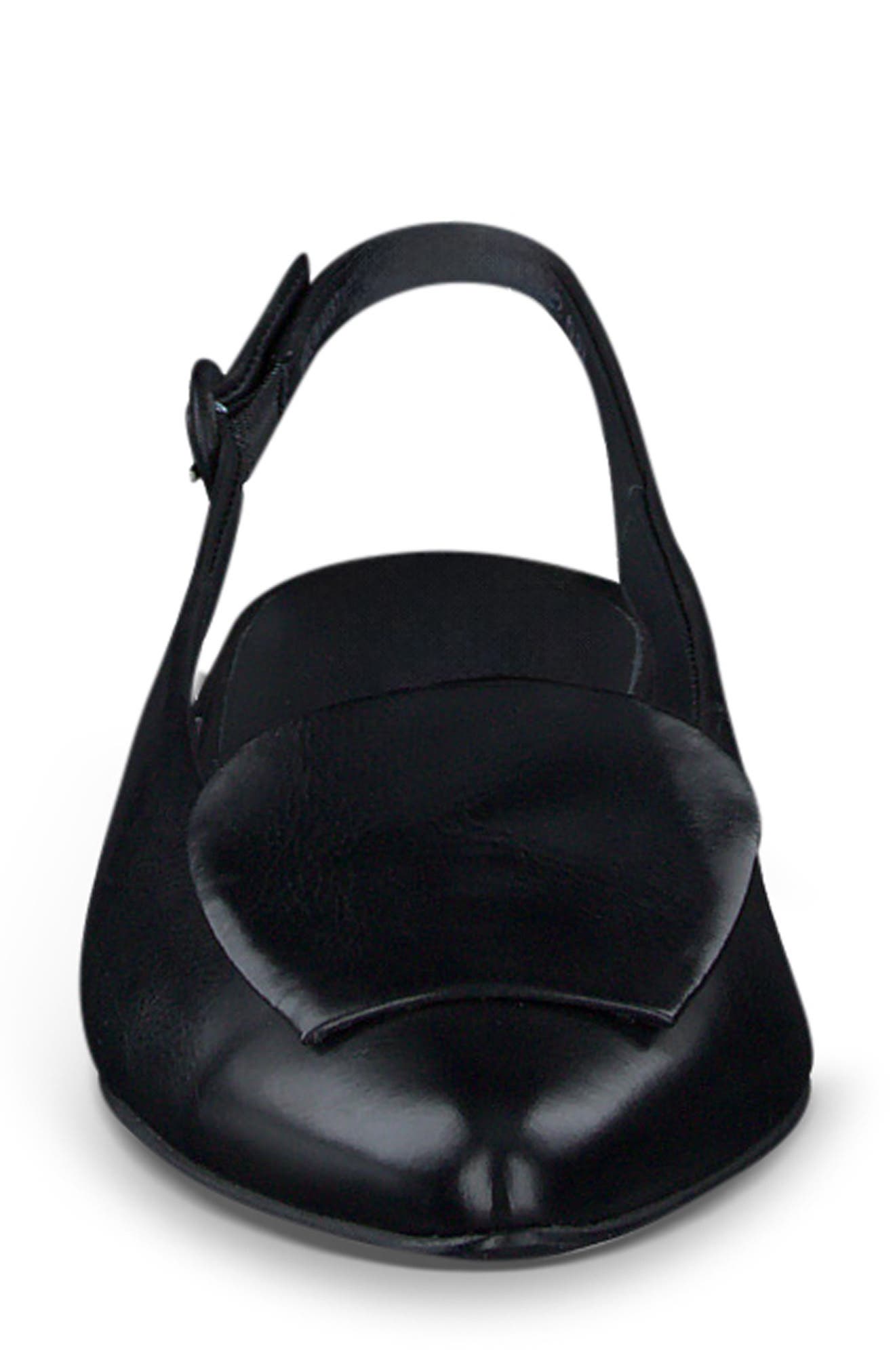 Paul Green Viola Slingback Pump, Alternate, color, Black Leather