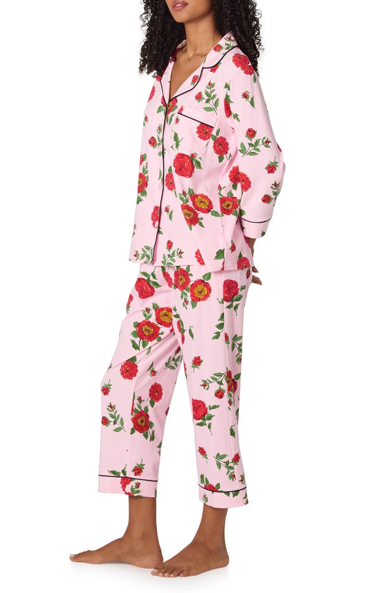 BedHead Pajamas Falling Blooms Long Sleeve Pajamas, Alternate, color, Falling Blooms