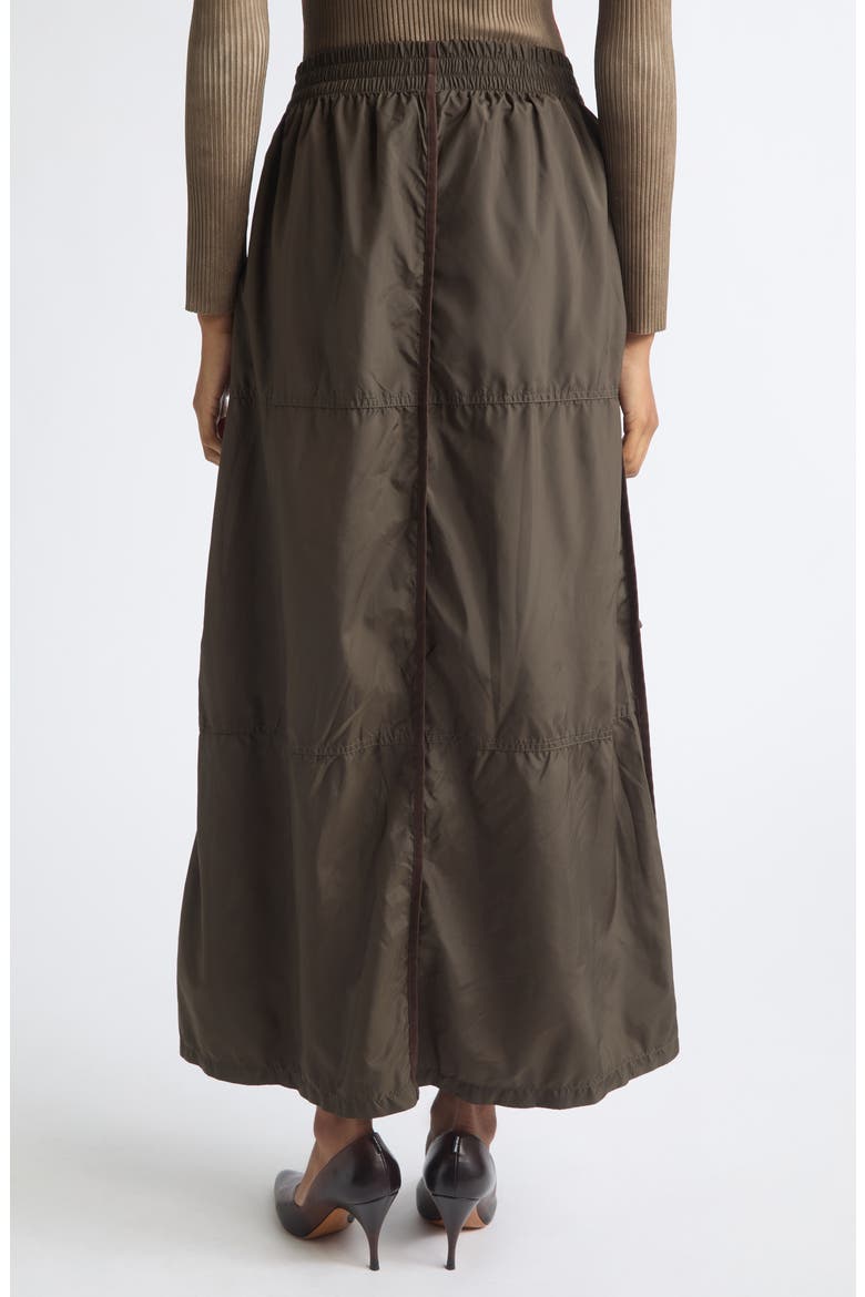 O-Hyton Maxi Skirt, Alternate, color, BROWN