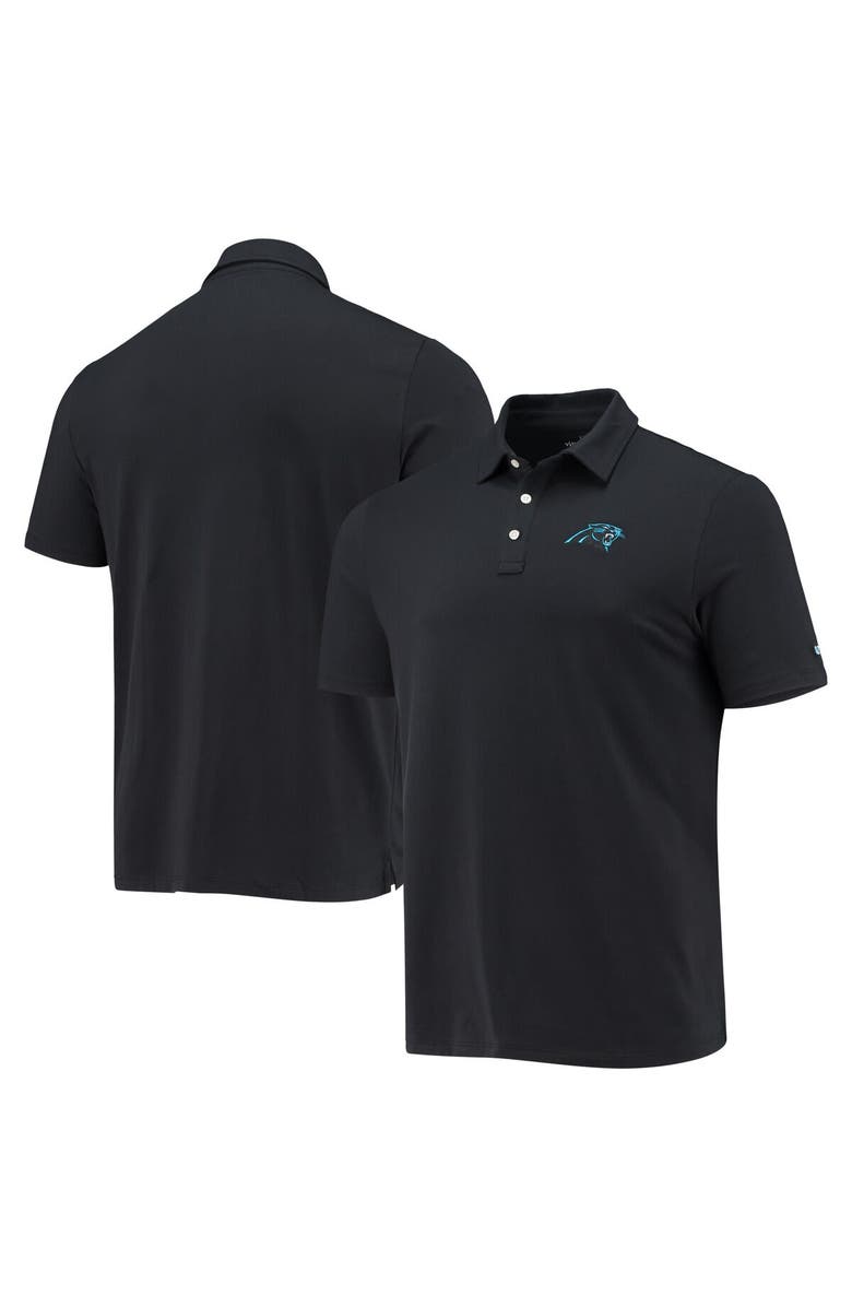 vineyard vines Men's Vineyard Vines Black Carolina Panthers Edgartown Polo, Alternate, color, 