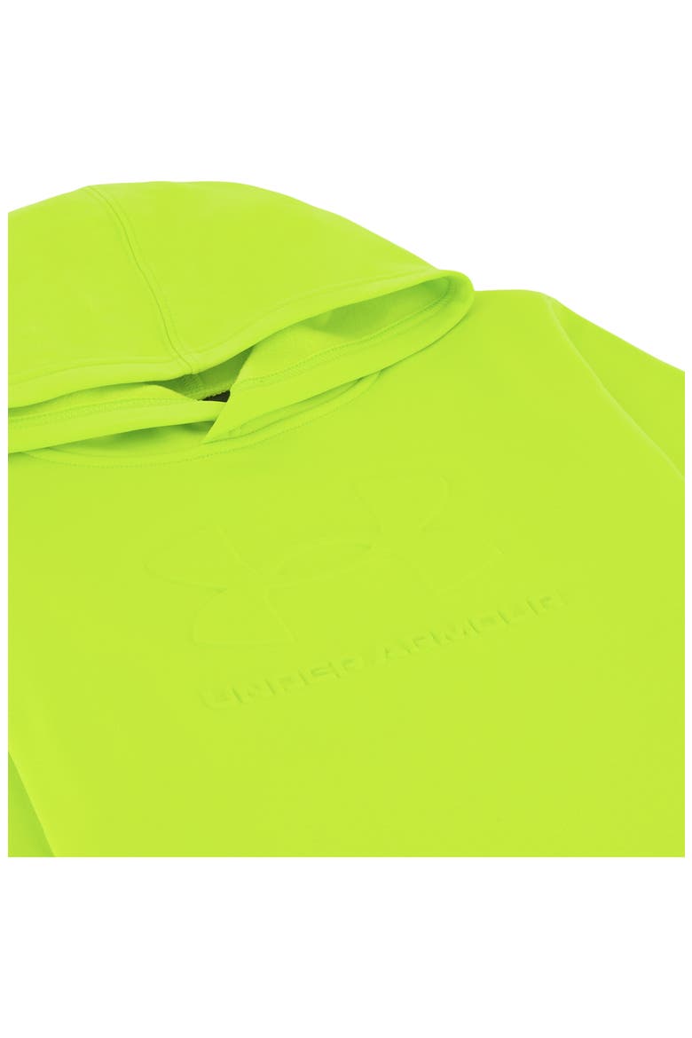 Kids' Logo Embossed Hoodie, Alternate, color, GREEN CITRINE